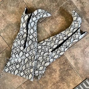 Fashion to figure wide calf boots size 11 WORN ONCE